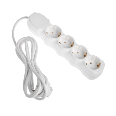 Extension cord Luazon Lighting Eco, 4 sockets, 2.7 m, 16 A, 3500 W, PVS 3x1 mm2, with salary-1