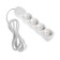 Extension cord Luazon Lighting Eco, 4 sockets, 2.7 m, 16 A, 3500 W, PVS 3x1 mm2, with salary