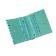 P915 Wallet on the button, a map for maps (6)/coins/bill, turquoise color 11.2x9.5x1.5cm