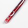 Gel handle with erased ink 0.5 mm, red rod, tinted body (write pale)