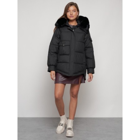 Winter jacket, size 44, black color