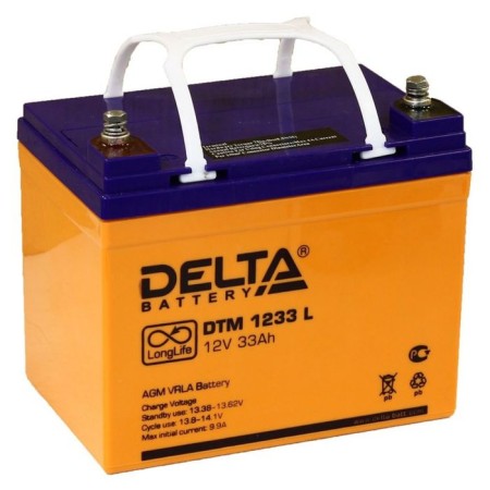 DELTA 33 Ach 12 volts DTM 1233 battery