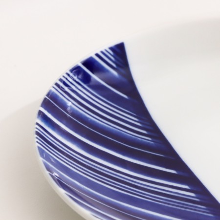 Plate "Romance Flower", D-175mm, Neo Gzhel-2