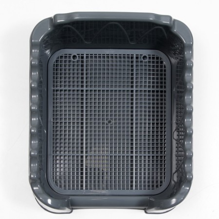 RIF toilet with a column, for dogs, 55 x 40 cm, gray Fix-3
