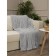 Buenas noches blanket, size 220x240 cm, gray color