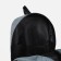 A backpack with a zipper, "saxi", outer pocket, gray color