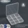 Organizer for decor, 9 sections, 6.6 × 6.6 × 0.9 cm, the color is transparent