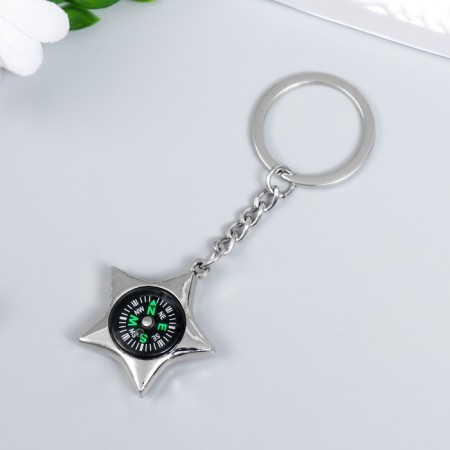Trick Metal "Star with compass" silver 9.2x3.3 cm-2