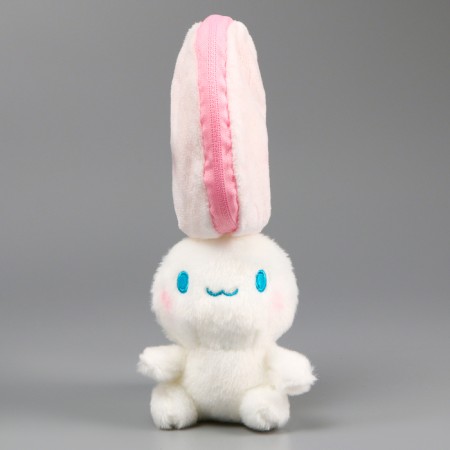 Soft toy "Bunny Klubnik" on the key fabric, 11 cm-10