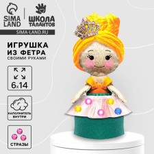 A set for creating a pupa from a felt 