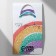 Bracelets "Demetrons" Rainbow in the heart, colored, d = 6 cm