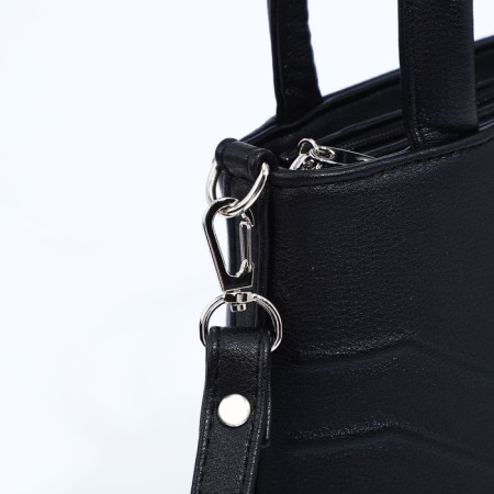 Olivi-tout bag on lightning, black color-5