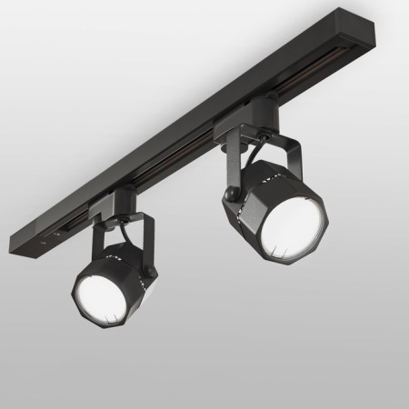 Elektrostandard track lamp, Robi, 75x84x129 mm, GU10, black color-1