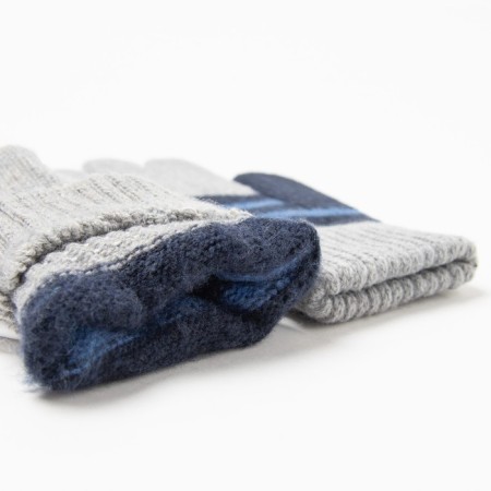 Baby gloves, gray color, size 18-2