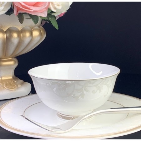 Set of salad bowls Lenardi "Gray silk", D = 11.5 cm, 6 pcs-1