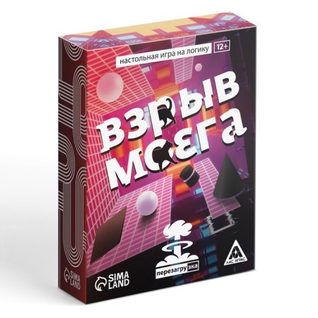 Board game for the logic "Brain explosion" reboot, 60 cards, 12+-4