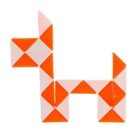 Puzzle "Snake", Orange color-2