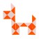 Puzzle "Snake", Orange color