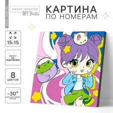 Picture on numbers for children 