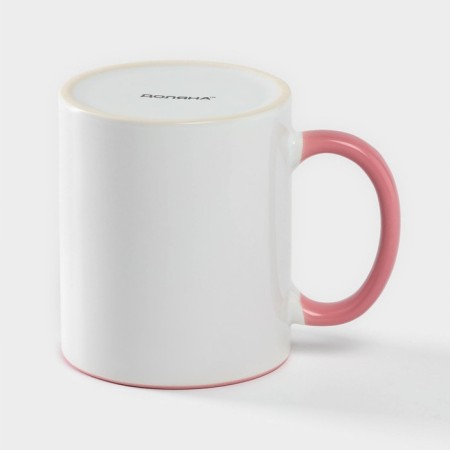 Mug ceramic share Twist, 350 ml, 12 × 8 × 9.5 cm, white color-5