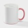 Mug ceramic share Twist, 350 ml, 12 × 8 × 9.5 cm, white color
