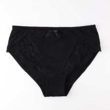 Cowards women's slips, black color, size 52