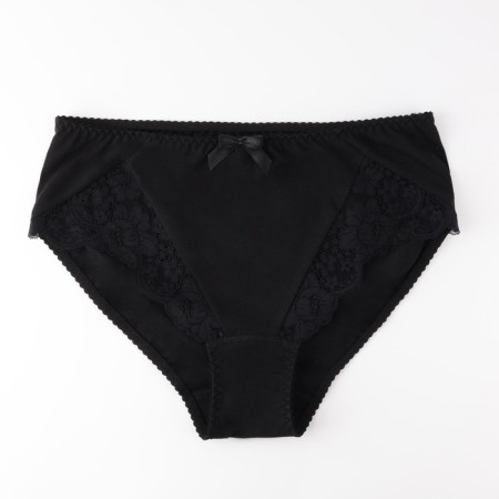 Cowards women's slips, black color, size 52