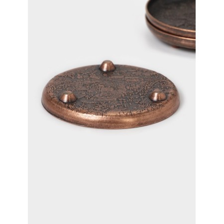 Cup and incense stand for a tea ceremony, set 3 pieces, D-8 cm-3