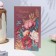 Birthday card!" glitter, congregre, burgundy background, 12.5x19.4 cm