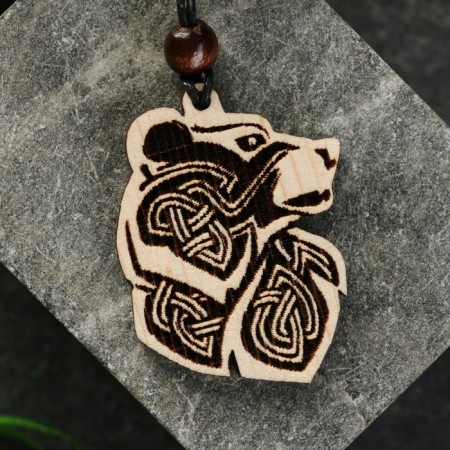 Talisman Slavic "Bear Blue" cedar-1