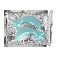 Patch hydrogel collagen for the eyes blue in the shape of a star