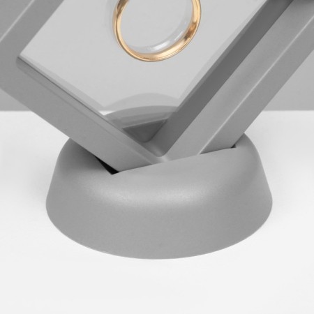Romb decoration stand, 7 × 2.5 × 7 cm, gray color-2