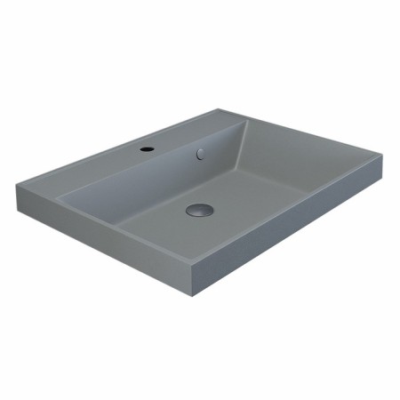 Sink uperwood Classic quartz 60 cm, quartz, gray matte, platinum-5