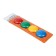 A set of magnets for board, 4 pcs., D-4 cm, on a blister, mix