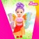 Baby doll with wings, mix
