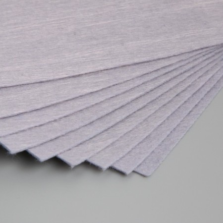 The felt is hard "gray" 1 mm (set of 10 sheets) A4 format format-3