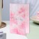 Postcard "Happy Wedding Day!" Pink flowers, A6