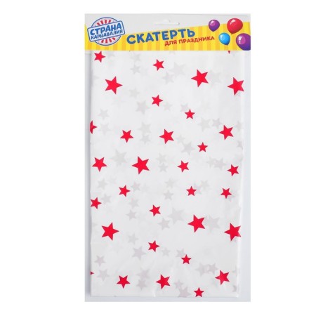 Tables "Stars" color red, 137*220 cm-1