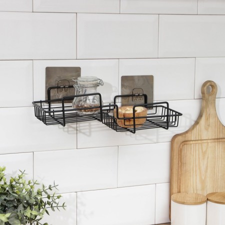 Shelf on Velcro of the Dolyan, 31 × 11 × 6 cm, black color-5