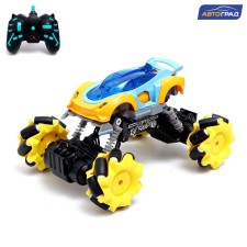 Radio -controlled jeep Drift, 4WD, drift, works on the battery, yellow color