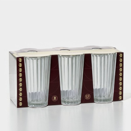 Set of glass glasses "Mystery", 280 ml, 6 pcs-4
