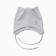 Hat cat for a girl, color gray melange, size 46-50