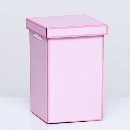 The box is folding, pink, 14 x 23 cm-2