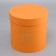 Gift Gift Round, with embossing "You are in my heart" Orange 21*21*21cm