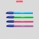 Ballic handle Erychkrause U-108 Neon Stick 1.0, Ultra Glide, Blue Ink color blue