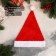 New Year's cap "New Year's branches" 29x38 cm, red