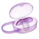 Nipple - orthodontic dummy with a container, +3 months., Purple color
