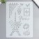 Eiffel Tower Timit stencil 29.7x21 cm