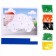 Set for creativity: EVA applique with crumbs and coloring - Stickers "Transport"