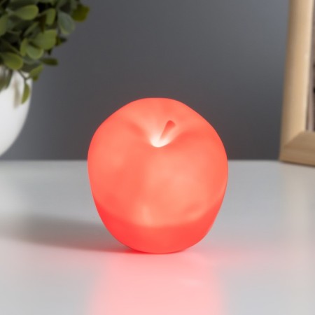 Night -bend "Apple" 2W LED LR44 red 5.5x5x5.5 cm-1
